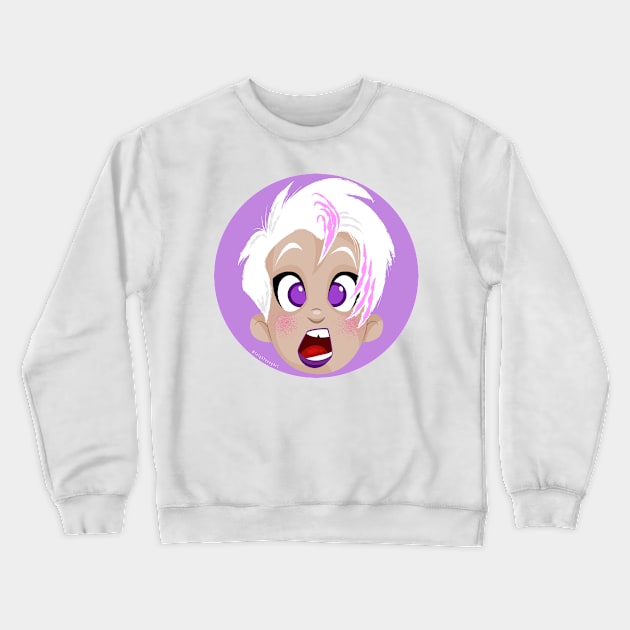 WTF?! Crewneck Sweatshirt by Leigh Young Illustration